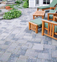 block paved patio